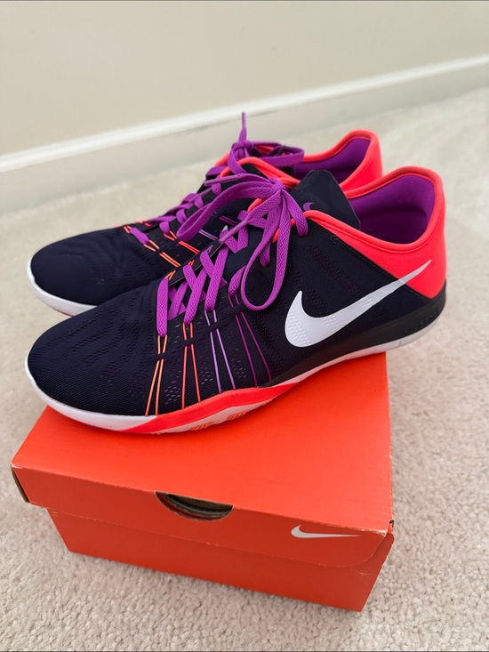 Nike Shoes - Nike Women’s Athletic Trainers - Black with Pink, Purple & Orange Accents